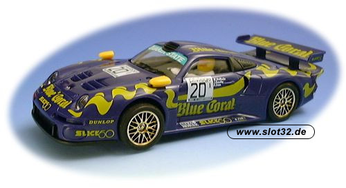 NINCO Porsche GT 1 Blue Coral